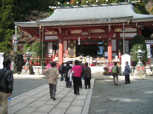 阿夫利神社参拝風景